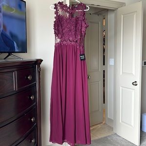 NWT Burgundy Maxi Dress
